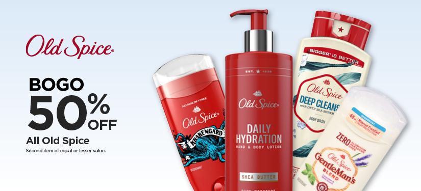 BOGO 50% Old Spice